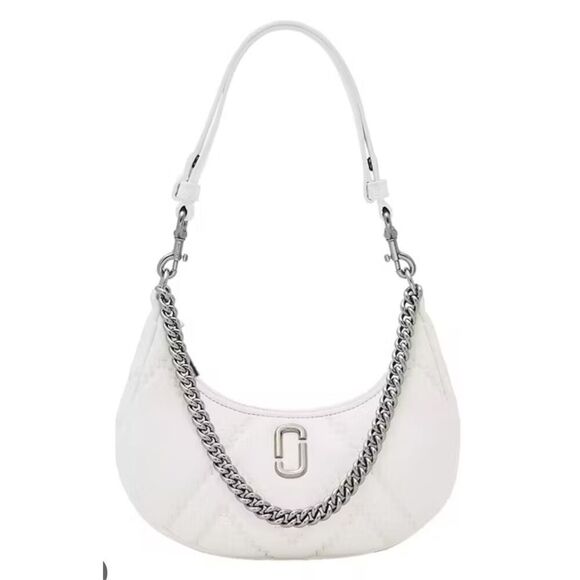 Beautiful authentic Marc Jacobs quilted curve bag in cotton - Picture 15 of 16